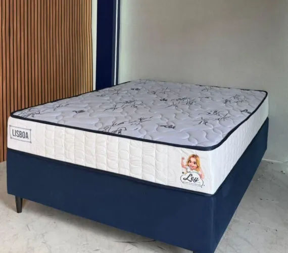 Cama casal com molas ensacadas Lisboa _ Brinde travesseiros
