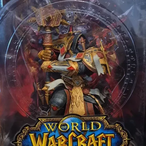 World of Warcraft JUDGE MALTHRED Series 7 Action Figure Human Paladin NOVO LACRADO