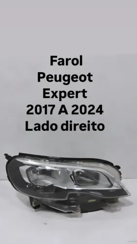 Farol Peugeot Expert 2017 2018 2019 2020 2021 2022 2023 2024 Lado Direito