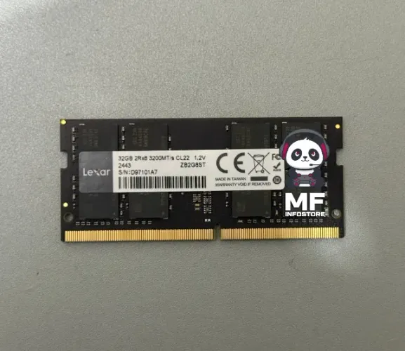 Memória RAM Notebook 32GB 3200Mhz Lexar, DDR4