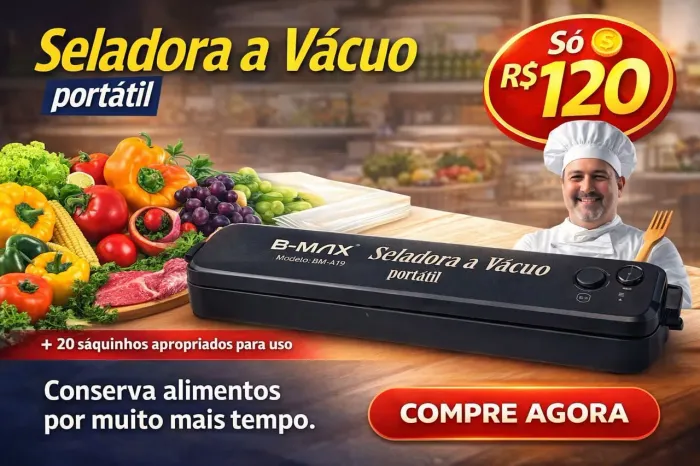 Seladora a Vàcuo Portátil ( Novos )