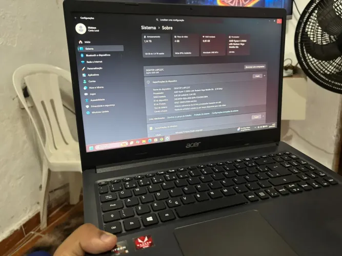 Notebook Acer Ryzen