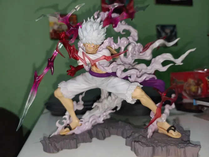 Action figure/Boneco - One Piece Luffy Gear 5