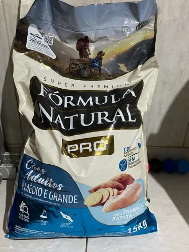Ração fórmula natural pro super premium 15kg 