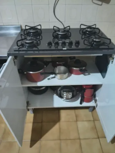 Cooktop Brastemp 5 bocas + armário