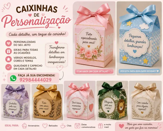 Personalização de lembrancinha