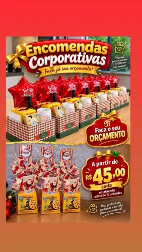 Cestas personalizadas de natal 