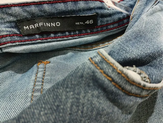  Jeans azul recto Marfinno<br>
