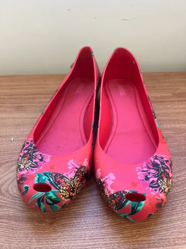 Melissa Original Floral Rosa Tamanho 38