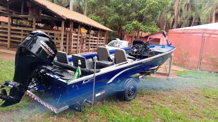Lancha 60 hp tudo desembro 2025 MUITO NOVA
