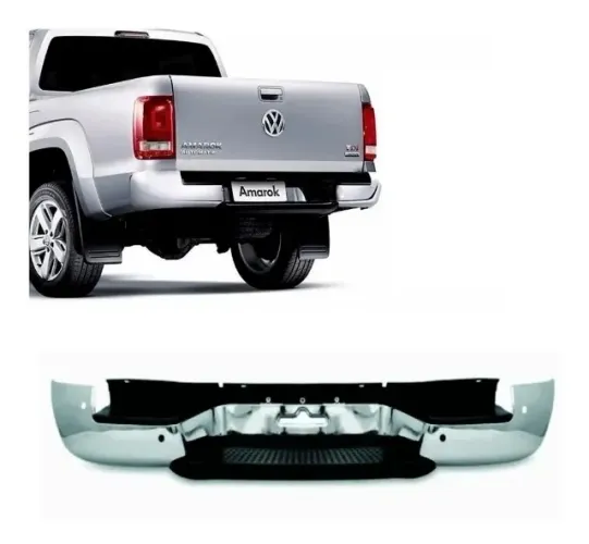 Para-choque Traseiro Amarok C/furo Sensor