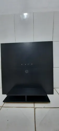 painel de  tv 90x90  cor preto fosco,  produto ptimo estado para tv 32' polegadas