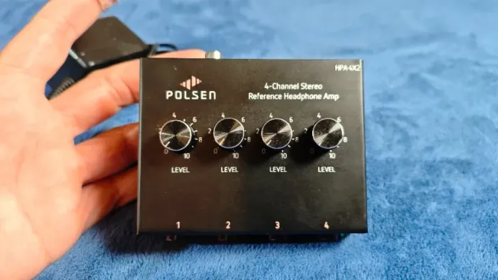 Amplificador de fone de ouvido estéreo 4 canais Polsen HPA-4X2
