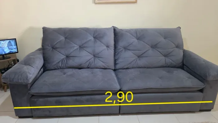 Sofá retrátil e articulado 2,90