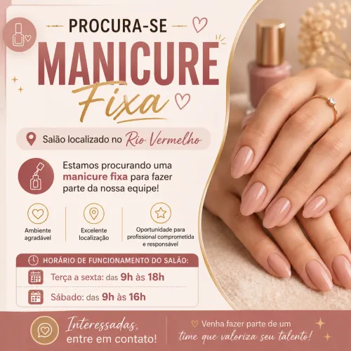 Preciso de manicure
