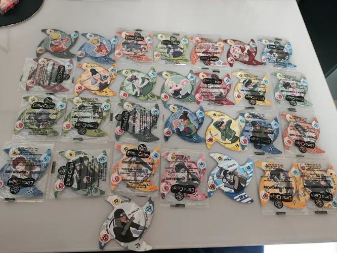 Coleção Tazos Naruto Shuriken 