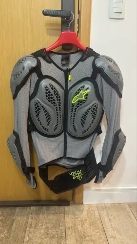 Colete Alpinestars Bionic Action V2 Trilha Cinza Tamanho G Jacket