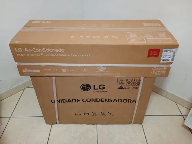 LG 24 mil BTUs inverter quente/frio lacrado, instalação inclusa!