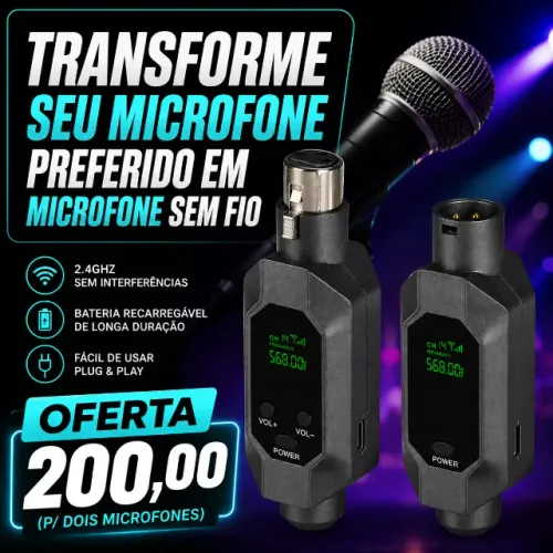 Transmissor de microfone
