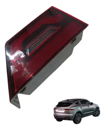 Lanterna Tampa Traseira Esquerda Jaguar E-pace 2018 A 2021 Esquerdo/motorista Vermelho