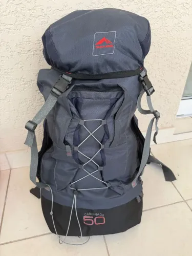 Mochila Trilhas e Rumos Caminhada Camping 50 Litros 