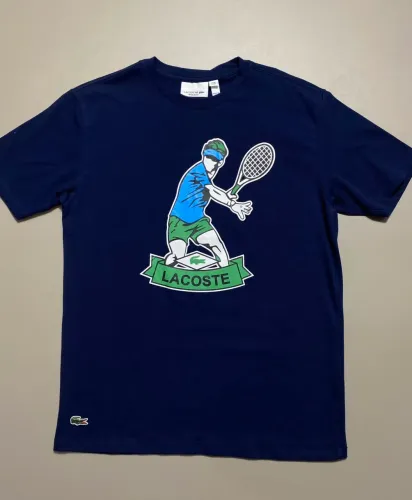 Camiseta Lac Raquete Azul Marinho
