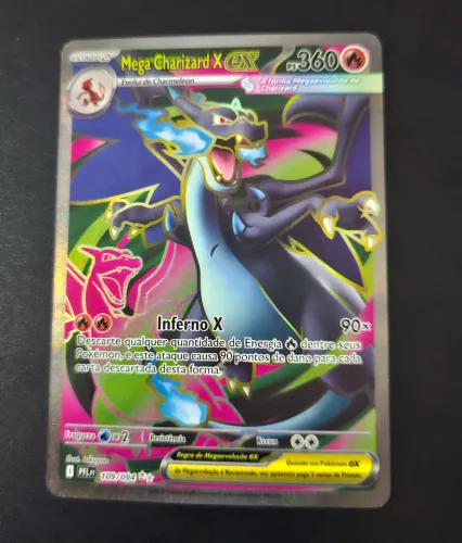 Carta Pokemon Mega Charizar X Ex (109/094) (Nm) Original 