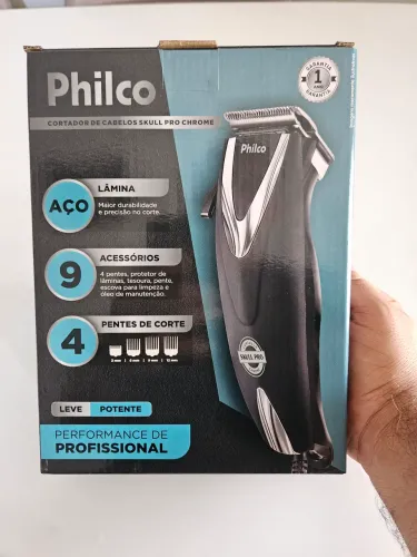 máquina de cortar cabelo philco pcr12cr