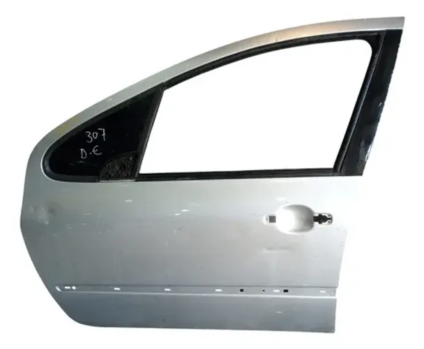 Porta Dianteira Esquerda Peugeot 307 2007 A 12 Detalhe Dianteira Esquerdo Prateado