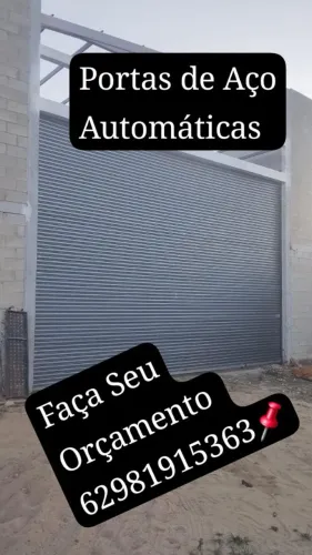 Portas de Enrolar Automáticas e Manual