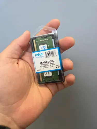 Memória ram ddr4 8gb 3200mhz notebook Dell lacrada
