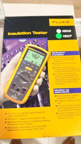 Megômetro digital para alta tensao 1507