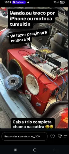 Vendo caixa trio