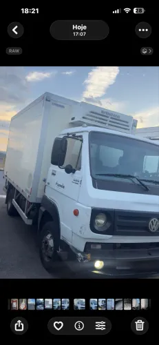 Vw8160 Com Baú Refrigerado