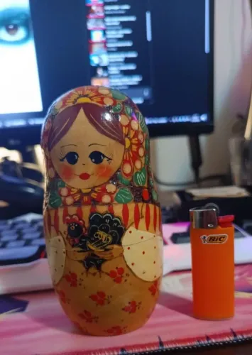 Matrioska Boneca Russa em madeira 