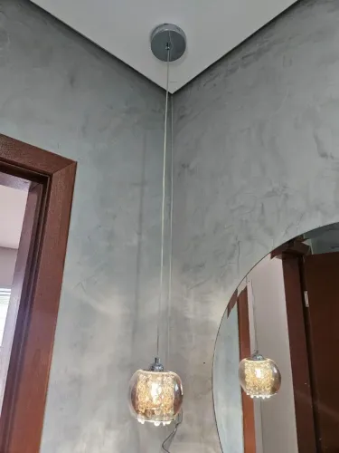Luminária pendente cristal