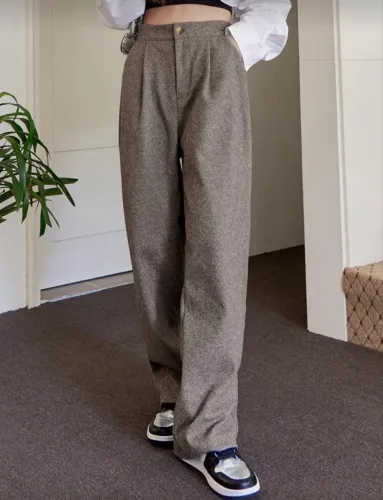 Calça alfaiataria wide leg pantalona