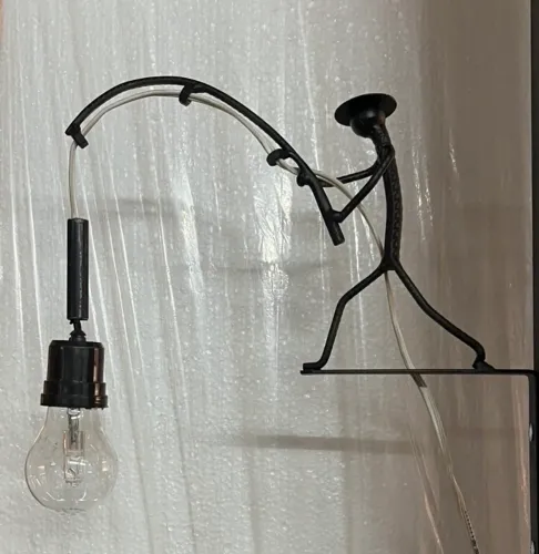 Luminária pescador