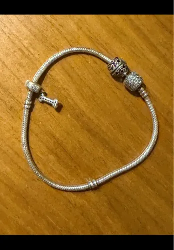 BRACELETE PULSEIRA PANDORA PRATA ORIGINAL