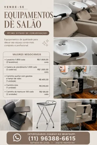 Equipamentos de salão