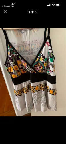 Blusa de alças, estilo bata
