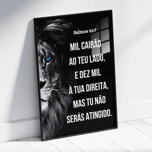 QUADRO DECORATIVO salmos 91:7