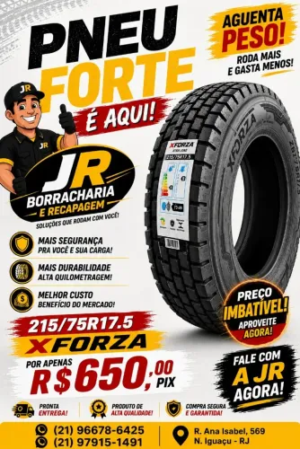 Pneu 215 Novo - Xbri Xforza