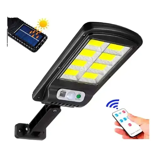 Luminária de Parede, com Sensor Solar Altomex AL-B8187 48W com Controle Remoto - WZetta