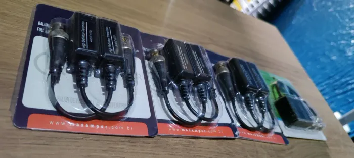 Balun passivo CFTV câmera segurança cabo UTP 