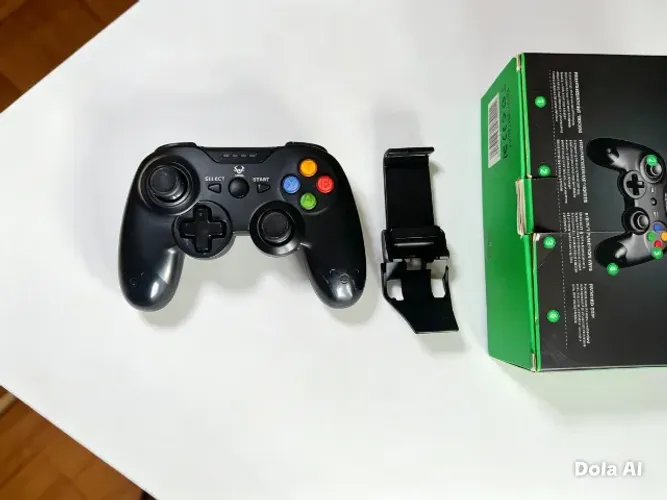 Controle Game Pad Verde PS-021 Semi-Novo! Compatível com Tudo e Completo!