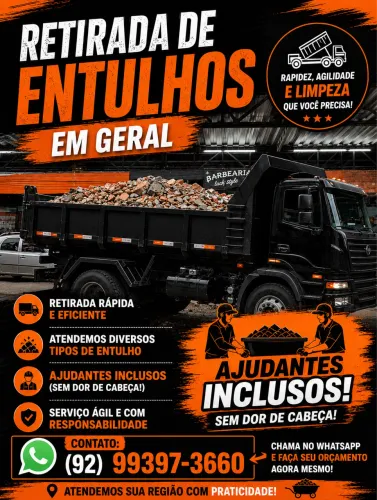 Bota fora entulho 