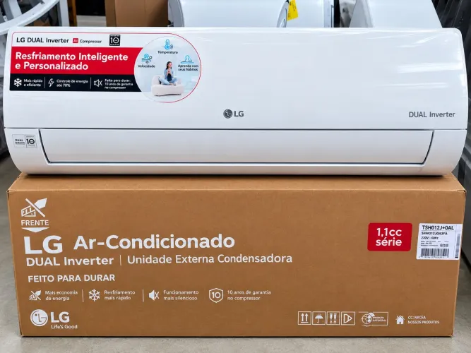 Vendo Split 18 mil btus LG NOVO