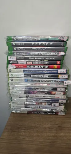 LOTE xbox one e 360 - Leia descrição