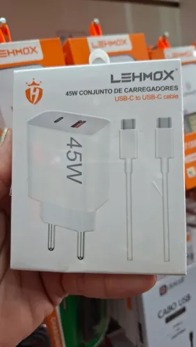 CONJUNTO DE CARREGADORES USB-C/ USB-C